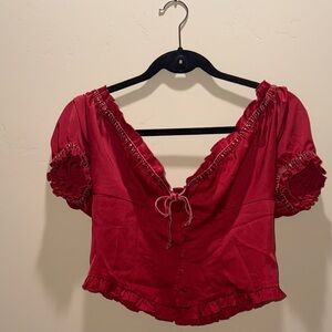 Urban Outfitters Red Top